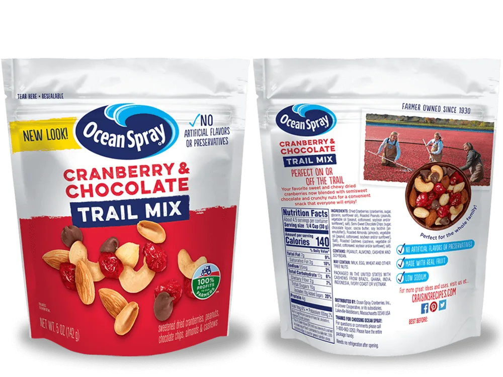 蔓越莓零食-蔓越莓，水果&巧克力混合 142g