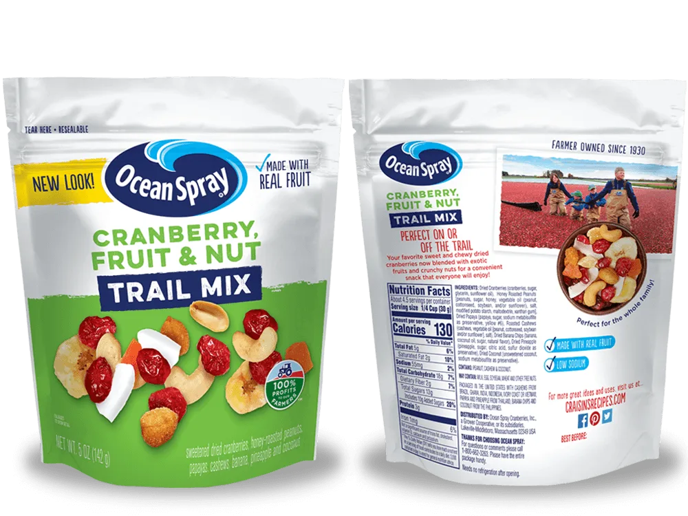 蔓越莓零食-蔓越莓,水果&坚果混合 142g