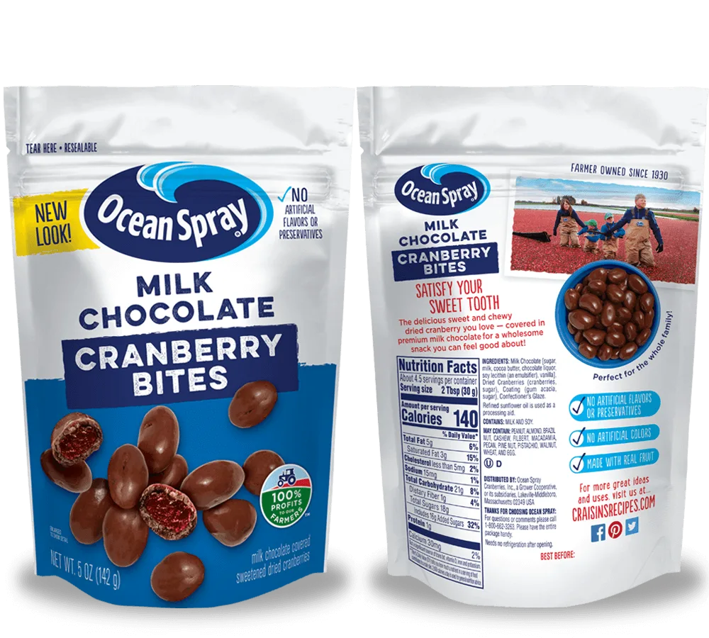 牛奶巧克力蔓越莓夹心 142g